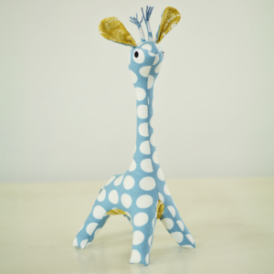 Patchwork Baby Giraffe l Sky Blue: Sky Blue