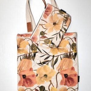 Canvas Shopper Bag Lush Flora