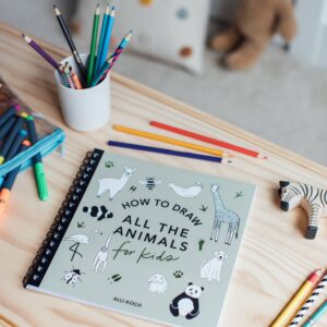 All the Animals: How to Draw Books for Kids (Spiral)