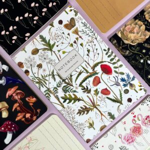 A6 Passport Notebook - Greens and Flowers