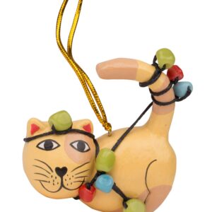 Tangled Up Cat Ornament