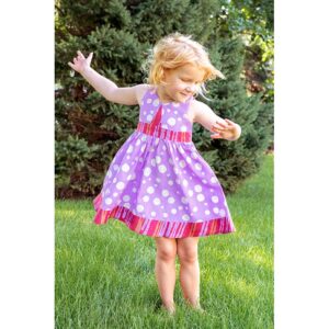 Babies: Twirl Dress: Bikes - Blue-Organic: 24M