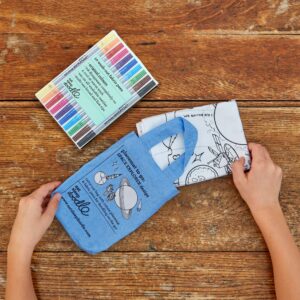 Kids Coloring Mat - Space Explorer Placemat to Go - DIY