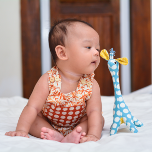 SALE | Cotton Romper | Bamboo Spice: 12 mos