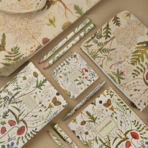 Tote Bag Canvas  -Greens and Flowers